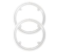OUNONA 2 protectores de cadena para bicicleta, cubierta protectora de plato | Protector de piñón para bicicleta, compatible con bielas de 42 dientes, incluye 4 tornillos, evita que la grasa de la cadena