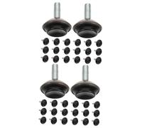OUNONA 2 Series Tornillos para Juntas De Pie Patas Niveladoras Patas para Muebles Niveladoras Ajustables para Muebles as Ajustables para Muebles 20 Piezas*2