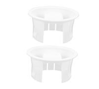 OUNONA 2 Tapas de Plástico Repuesto Práctico de Color Blanco para Jarra de Agua Resistentes al Desgaste Rebabas para Cocina y Hogar