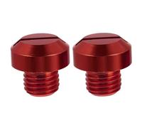 OUNONA 2 tapones ciegos para espejo de motocicleta, tapones ciegos, tapas para espejos retrovisores de motocicleta, tapones de orificio para espejo retrovisor, tapas elegantes para motocicletas