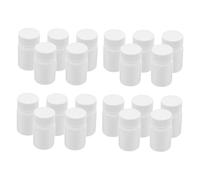 OUNONA 20 Piezas Botella Solida Pastillero Caso Botellas De Plástico Botella Pequeña Contenedor De Almacenamiento De Botella De Medicina De Sellado Educación Física
