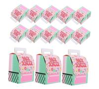 OUNONA 20 Piezas Caja De Dulces Para Obsequio De Regreso Clases Cajas De Papel Para Dulces Vuelta Al Cole Para Decoración De Fiestas De Regreso Clases Para Invitados