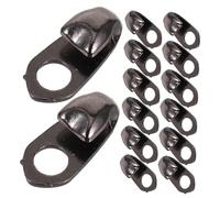 OUNONA 20 Piezas Ganchos de Cordones para Botas Aleación Resistente Remaches para Reparación Escalada Senderismo Kit DIY para Calzado Outdoor