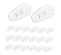 OUNONA 200 Piezas Almohadillas De Silicona Para Puente De Gafas Insertos Para Nariz De Gafas Almohadillas Para Puente Nasal Lectura