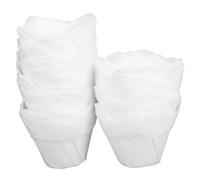 OUNONA 200 Piezas Lotus Muffin Liners Grease-resistant Baking Cups Standard Paper Wrappers For Cakes Desserts Parties And Weddings