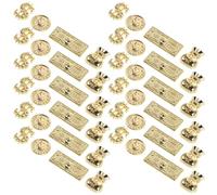 OUNONA 200 Unidades Nail Charms Set Metal Money Bag Coin Art Accessories For Nail Decor Party Event Fingernail Supplies Portable Lightweight