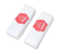 OUNONA 200piezas Algodón Depilado Tiras De Cera Desechables Para Depilación Facial Corporal De Piernas y Brazos Papel Depilatorio y Bandas De Cera Depilatoria