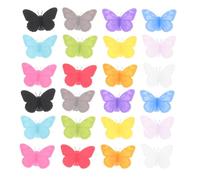 OUNONA 24 Piezas Marcadores de Bebidas: Etiquetas de Silicona en Forma de para Copas de Vino, Identificadores para Martini, Copa de Cóctel y Flute