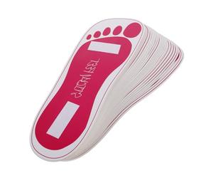 OUNONA 25 Pares de Almohadillas de Bronceado en Aerosol para Pies, Protectores Desechables de Cartón para Suelas, Uso Único, Convenientes para Profesionales y Belleza Móvil