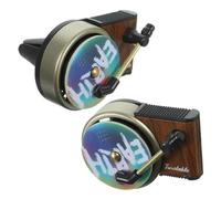 OUNONA 2juegos Ambientador Coche Tocadiscos Con Discos Aromáticos Giratorios Decoración Vintage Para Ventilación Neutralizador Olores y Accesorios Útiles Para Amantes Música y Entusiastas