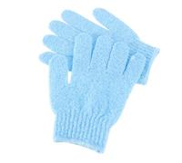 OUNONA 2Par Guantes Exfoliantes de Ducha Manopla Cinco Dedos Ducha y Sauna Hombres y Mujeres