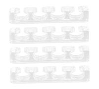 OUNONA 2pares Separadores De Dedos De Gel Para Pedicura Separadores De Dedos De Silicona Para Mujeres y Hombres Cuidado De Uñas