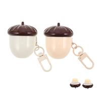 OUNONA 2piezas Bálsamo Labial Infantil Hidratante Adorables Bálsamos Labiales Color Castaño Suaves Para Piel Sensible Pequeños y Prácticos Para Usar Casa Escuela Viaje