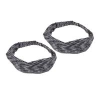 OUNONA 2piezas Diademas Elásticas con Botones Transpirables para Cabeza Protección para Orejas Banda para Cabello de Fitness para Yoga y Correr