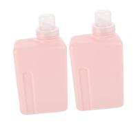OUNONA 2piezas Dispensador de Detergente para Ropa de Unidades Botellas Rellenables Cuadradas Contenedor Prueba de Fugas Organizador de Champú de Gran Capacidad para Lavandería