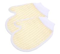OUNONA 2piezas Exfoliating Bath Gloves for Shower Bath Gloves with Massage Function for Body Cleaning and Spa Experience at Home