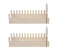 OUNONA 2piezas Expositor de Tarjetas de Madera DIY para Postales y Tarjetas de Felicitación Organizador de Sobremesa para Decoración del Hogar