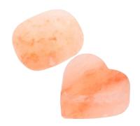 OUNONA 2piezas Jabón de Sal Mineral Natural Hecha Mano Piedras de Sal para Masaje Jabón Exfoliante para Baño y Uso Corporal