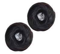 OUNONA 2piezas Moldeador Donas Cabello Anillos Extensiones Cabello Recogido Postizo Moños