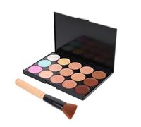 OUNONA 2piezas Paleta De Correctores Cosméticos Resistente Al Agua Sudor Tonos Para Uso Profesional y Diario Brochas De Maquillaje Accesorios Para Cubrir Imperfecciones Rostro