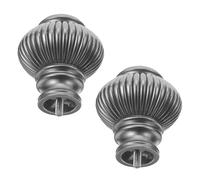 OUNONA 2piezas Remates para Barra de Cortina Tapa de Plástico para Extremos de Cortinas Accesorios para Oficina Salón Dormitorio Baño