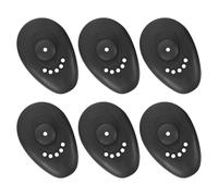 OUNONA 3 Pares Cubiertas Oídos de Silicona Negras, Protectores Auditivos para Tinte de Cabello, para Uso Profesional en Barberías y Uso Personal en Casa
