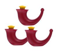 OUNONA 3 piezas Botella de Irrigación Nasal Compacta Limpiador Nasal Portátil de Seguro para Adultos para Lavados Nasales y Alivio de Congestión Fácil de Transportar y Usar