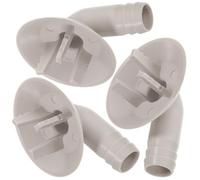 OUNONA 3 piezas de desagüe, manguera de desagüe, codo de conexión del aire acondicionado para aire acondicionado, codo para el aire acondicionado para el drenaje de condensación Abs Mini Split y parte