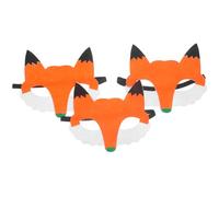 OUNONA 3 Piezas Máscaras No Tejida Decoraciones Infantiles de Cumpleaños y Actividades el Bosque
