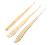 OUNONA 3 Piezas Palillo de Oído Recogedor de Cerumen Herramienta para Limpiar Cerumen Cuchara para Oídos Incluye Varios Estilos para Uso Diario