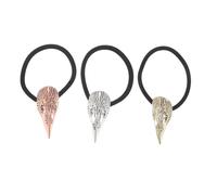 OUNONA 3 Piezas Skull Hair Ties Viking Style Elastic Ponytail Holders Nordic Crow Head Lightweight Comfortable Hair Accessories For Women Punk Goth Daily Wear