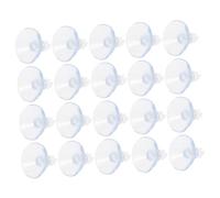 OUNONA 3 Series Copa De Succión De Tubería De De Peces De Oxigeno Ventosa Clip De Peces Lechón De Agua Clip De Agua Clip De Fijación El Plastico 40 Piezas*3