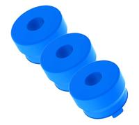 OUNONA 3 Tapas de Silicona para Jarra de Agua de 1 Galón, Selladas y Reutilizables, Fáciles de Ajustar y Diseño Moderno en Color Azul, Paquete de 3 Unidades
