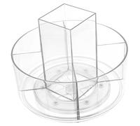 OUNONA 360grado Caja Para Exhibir Joyas y Lápiz Labial Organizador De Maquillaje Metacrilato Soporte De Escritorio Resistente