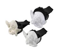 OUNONA 3piezas Difusor De Aceite Esencial Para Coche Clips De Ventilación Angel Decoración Interior Aroma Agradable