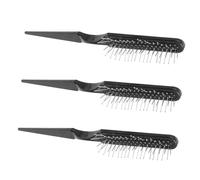 OUNONA 3piezas Peine de Peluquería Cepillo Desenredante Cerdas de Alambre Peine Masajeador Airbag para Peinar el Cabello para Cepillo Cabello de Mujer Peluca y Punta Fina