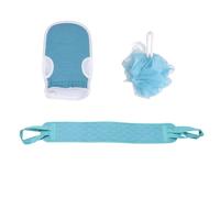 OUNONA 3piezas Toallas de Baño Forma de Pelota de Flores para Frotar la Espalda Kit de Toallas Exfoliantes para Ducharse Higiene Personal el Baño