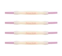 OUNONA 4 bolígrafos para pulir piel muerta: lima de uñas de cuarzo de doble cabezal, removedor de cutículas, piedra para manicura y pedicura, salón de belleza.