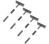 OUNONA 4 limpiaparabrisas para parabrisas de coche: Limpiador de ventanas para automóviles - Limpiaparabrisas para espejos de coche - Limpiacristales de 77 cm con esponja para eliminar excrementos de