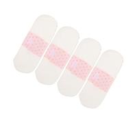 OUNONA 4 piezas Compresas de Algodón Reutilizables para Mujer Unidades Suaves Transpirables y Lavables Absorbentes para Embarazo y Posparto sin Costuras Cómodas y Prácticas