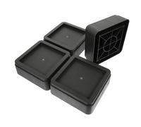 OUNONA 4 Piezas Elevadores de Muebles Ajustables para Sofás y Mesas Almohadillas Antideslizantes Aumento Dormitorios y Oficinas