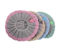 OUNONA 4 Piezas Funda Asiento Inodoro Gris con Asa Cojín Tejido de Felpa para Baño Invierno Almohadilla Antideslizante y Transpirable para Hogar y Viaje