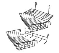 OUNONA 4 Piezas rejas de Seguridad para Ventanas Organizador de Escalera de Cinta Estante de Pared para Palos de Golf Estante de Almacenamiento de Golf Planchar Black