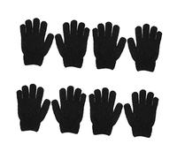 OUNONA 4pares Guantes De Baño Exfoliantes Cuerpo Toalla Exfoliante Guante De Masaje De Espalda Para Ducha y Baño