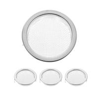 OUNONA 4piezas Accesorios de Moxibustión Filtros de Malla de Acero Inoxidable Pantallas de Tamiz para Frascos de Moxibustión Purificador de Humo de Filtro de Depósito de Polvo