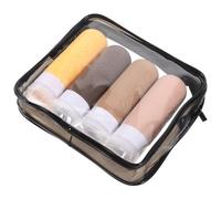 OUNONA 4piezas Botellas De Silicona Rellenables Para Viaje Botellas De Loción y Champú Para Artículos De Tocador Aseo