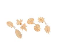 OUNONA 4piezas Clips para Suéteres Retro de Pinzas para Bufandas y Cárdigans de Mujer Broches Metálicos para Cuello y Ropa Vintage