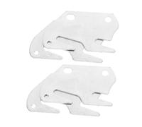 OUNONA 4piezas Conectores para Muebles de Madera Soportes para Cabecero Cama con Varilla de Fijación Accesorios de Montaje para Cama Incluye Pasador de Repuesto para Armar Muebles