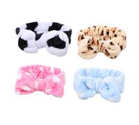 OUNONA 4piezas Diadema De Baño De Vellón Suave y Para Mujeres Diadema Cabello Pañuelo