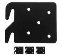 OUNONA 4piezas Gancho Para Cama Plana Sujetadores De Hierro Para Barandillas De Cama Accesorios De Repuesto Para Riel De Hebilla De Bisagra Para Soporte Para Barandillas De Dormitorios